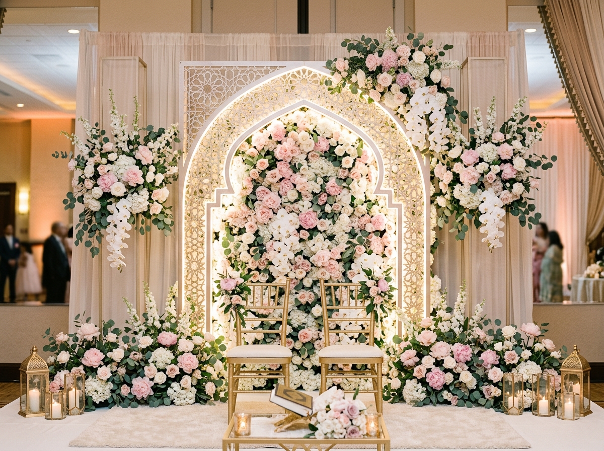 Custom Nikah Backdrops by Qubool Hai